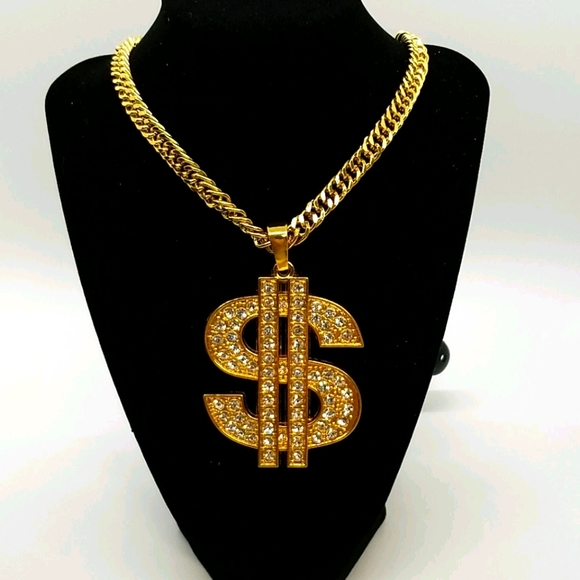 Mans iced necklace